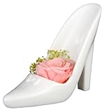 ミレニアムアート メヌエット ミニ ハイヒールホワイト 花ピンク PZ321W P