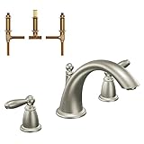 Moen KRTBR-D-T933BN Brantford 8-1/8-Inch Roman Tub Faucet, Brushed Nickel [並行輸入品]