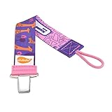 Ulubulu ウルブル Pacifier Clip おしゃぶり用ホルダー (Purple Giraffe キリン（パープル）)