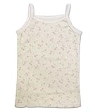 【日本製】女児オーガニックキャミソール（水玉チェリー柄） (130)