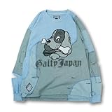 [ｶﾞﾙﾌｨｰ] ロンT ロング Tシャツ 長袖 メンズ レディース ツギハギゾンビロンT 144018-70ブルー-XL