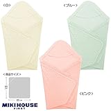 MIKIHOUSE FIRST(ミキハウスファースト)透かし編みレースのアフガン(おくるみ) －－－,ブルー（15）