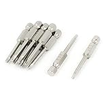 1/4" 六角シャンク2.5ミリメートルX 50ミリメートル磁気六角ドライバービット10個入り