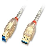 LINDY 3m プレミアムゴールドUSB3.0ケーブル Type A/B (型番:31838)