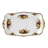 Royal Albert Old Country Roses 11-3/4-inch Sandwich Tray by Royal Albert