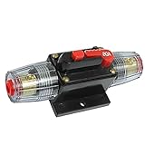Fenteer 高品質　遮断器　回路ブレーカ　DC12V 　20/30/40/50/60/80/100A　リセット　サーキットブレーカ　ヒューズ　防水　インバータ　ソーラーシステム　 - 80Ａ