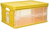 ナカバヤシ 折りたたみコンテナミニ(フタ付・イエロー) CFC-TC301KY 返品種別A