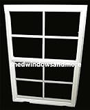 Shed Windows 24 " x 36 "ホワイトj-channelマウント、安全/強化ガラス、Playhouse Windows、Chicken Coop Windows