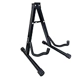 LIVEAX 折りたたみ式 ギタースタンド アコースティック/クラシック/エレキ ギター/ベース/バイオリン/ウクレレ/軽量