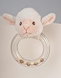 Cream Lamb Ring Rattle By Douglas by Douglas Cuddle Toys [並行輸入品]