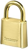 CCL 197-K0436 CCL Sesamee Keyless Padlocks, 5/16" Diameter, 1" Length x 1" Width, Brass [並行輸入品]