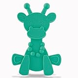 Bambeado Little Bam Bam Silicone Teething Toy - Turquoise - Will Soothe Inflamed and Painful Gums, R