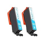 Karasaki SAT 互換インク エプソン用 EPSON用 SAT インク サツマイモ インク SAT-LC ラトー シアン 2個 対応機種:EP-712A EP-813A EP-713A EP-814A EP-714A EP-815A EP-715A EP-816A EP-716A EP-812A【大容量/残量表示対応/個包装】