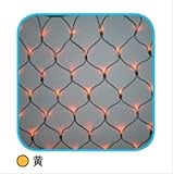 コロナ産業 LED180球ネットライト連結専用／電源部別売り（ブラックコード）　LR180Y　LED色：黄色　【イルミネーションライト】