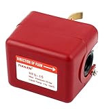 uxcell 水の流れのパドル制御スイッチ AC 220V SPDT 1/2BSP HFS-15