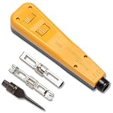 Fluke Networks 10055501 D814 Impact Punch Down Tool with EverSharp 110 & EverSharp 66 Blades plus a 