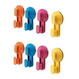 IKEA STUGVIK吸盤付きフック、アソートカラー8-count
