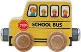 【米国正規商品・並行輸入】ネームトレイン 木製おもちゃ NameTrain School Bus
