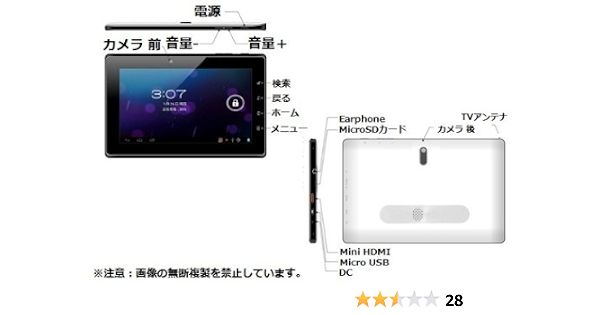 Amazon Pd20 Tv アンドロイド タブレットpc 7インチ Gps テレビとfmトランスミッター機能搭載 アンドロイド4 0 タブレットpc Android タブレットpc A5デュアルコア Root権限取得済み タブレット 通販