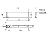 一般室名札（突出スイング型） 無地 SK-AN-2SW　　新協和