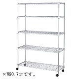 スチールラック ローコスト W90.7×D45×H186cm 棚 5段 什器 オリジナル