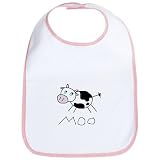 coliny アメリカで人気　乳牛のMoo ベビースタイ 　食事スタイ　ビブ　 赤ちゃんのよだれ吸収 赤ちゃんスタイ ビブ　CA100634858