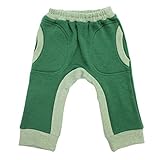 【SiShuNon/シシュノン】裏起毛リブ付8分パンツ ベビー キッズ 男の子 裏起毛 リブ付 8分丈 パンツ 95 8 グリーン