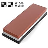 XIANRUI 砥石 両面砥石 包丁研ぎ石 家庭用砥石 研ぎ専用 中砥 仕上げ ゴム台付き キッチン工具