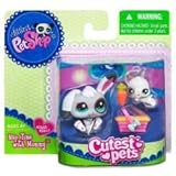 Littlest Pet Shop Cutest Pets Series 2 Figures Mommy Baby Bunnies [並行輸入品]