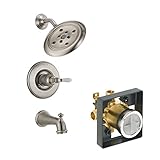 Delta Delta KTSDVI-T14455H2O-H712-SS Victorian Tub/Shower Kit Pressure-Balance Single-Function Cartr