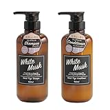 White Musk Shampoo Conditioner ホワイトムスク シャンプー コンディショナー 2本セット【各460ml】 フレグランスシャンプー フレグランスコンディショナー ホワイトムスクの香り