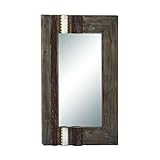 Benzara 78351木製壁ミラー、32 " W x 47 " H