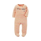 Carter's Just One You ベビー服 ユニセックス ストライプ ハロウィーン 寝間着と遊び着 オレンジ US サイズ: 3 Months カラー: オレンジ