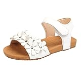 yalasgaベビー幼児用ガールズフラワーサンダルプリンセス最初ウォーカー靴滑り止めPrewalker 2T/6.5 マルチカラー Yalasga g6