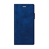 エレコム ZenFone 4 ソフトレザーカバー 磁石付 ネイビー PM-ZN4PLFYNV