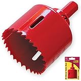 IVY Classic 27052 3-1/4-Inch Bi-Metal Variable Pitch Hole Saw, One Piece Arbor Attached, 1/Card by I