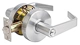 Master Lock SLCHCR26D Heavy Duty Lever Style, Grade 2 Commercial Classroom Door Lock with Bump Stop,