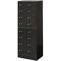 Amazon.co.jp: LOOKIT ロッカー 鍵付きボックス セット 2列8段