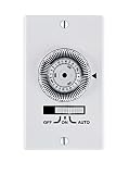 Intermatic KM2ST-1G 1 Gang SPST In-Wall 24-Hour Mechanical Timer [並行輸入品]