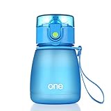 ONEISALL GYBL155 308MLワンタッチオープンタイプ水筒 赤ちゃん用子供用ストローマグボトル通園幼稚園通勤ボトル (blue)