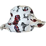 ジャッキー・の赤ちゃんの男の子Fire Dog Sun Hat カラー: ホワイト