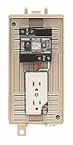 未来工業 屋外電力用仮設ボックス 漏電しゃ断器・分岐ブレーカ・コンセント内蔵 ELB組込品 1L-1CK