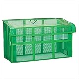 テラモト　自立ゴミ枠　折りたたみ式　緑　DS-261-115-1　1500×600×880ｍｍ　580L　『ゴミストッカー　ゴミ収集庫』　『ゴミ袋（45L）集積目安　9袋、世帯数目安　4世帯』