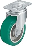 Blickle L-ALST 125K-12 Swivel Caster, 5 Wheel Diameter, 400 lb. Load Capacity by Blickle