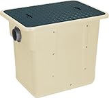 環境機器関連製品＞グリーストラップ＞FRP製グリーストラップ　パイプ流入埋設型 GTA　GTA-200P認定 鉄蓋付　Mコード：81272　前澤化成工業