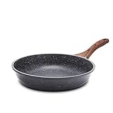 SENSARTE ノンスティック フライパン スキレット スイス御影石コーティング オムレツパン ヘルシーストーン 調理器具 シェフパン PFOAフリー (8/9.5/10/11/12.5インチ)