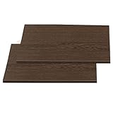 アイリスオーヤマ フリーラック用別売棚板 幅42.3×奥行25.6×高さ1.7cm 2枚入り ブラウンオーク FLT-90