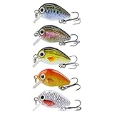 ヘラクレス(HERCULES) クランクベイト ハゼクランク ミニクランク 【5個セット 2.8cm 1.5g】 ハゼクラ ルアー セット クランク ベイト ミノー トラウト ジョイント ハゼ釣り ルアーセット ケース MINI 釣り ルアー 5個入り