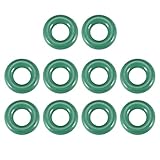 uxcell フッ素ゴムOリング FKMシールガスケット グリーン 機械プラム用 外径14 mm 内径7.8 mm 幅3.1 mm 10個入