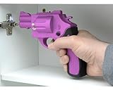 Gun Power Shaped Screwdriver With 6 Different Size Drill Bits Pink [並行輸入品]